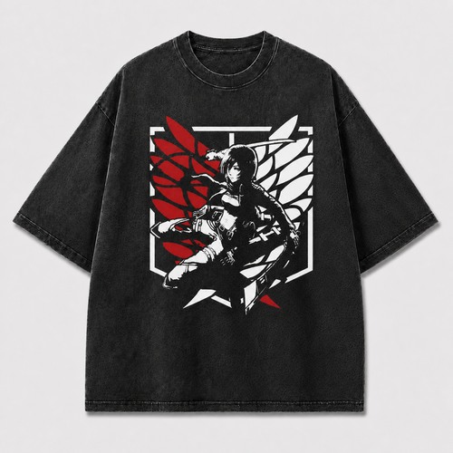 Red Winged Fighter Graphic Tee