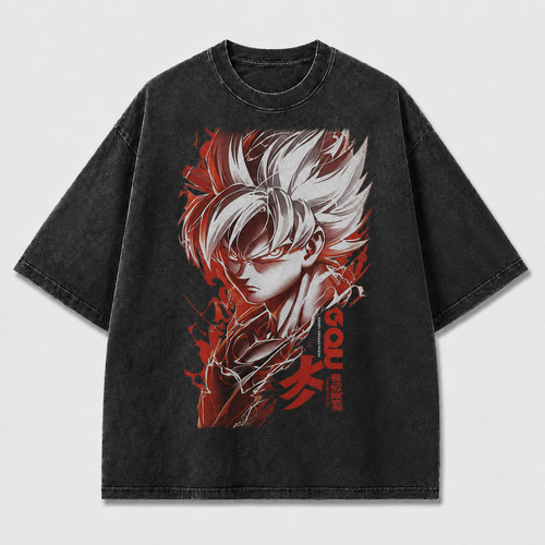 Red Energy Warrior Graphic Tee