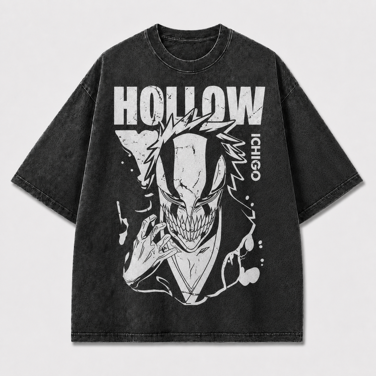 Hollow Mask Monochrome Graphic Tee