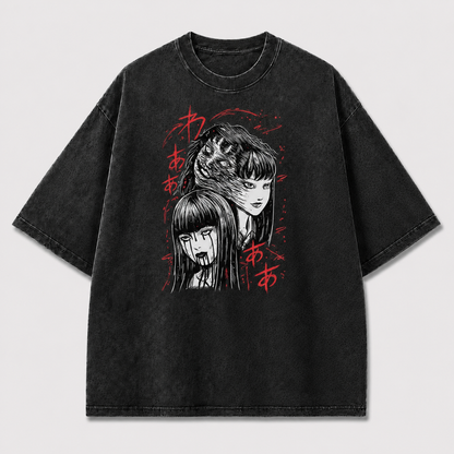 Dark Twin Portrait Graphic Tee