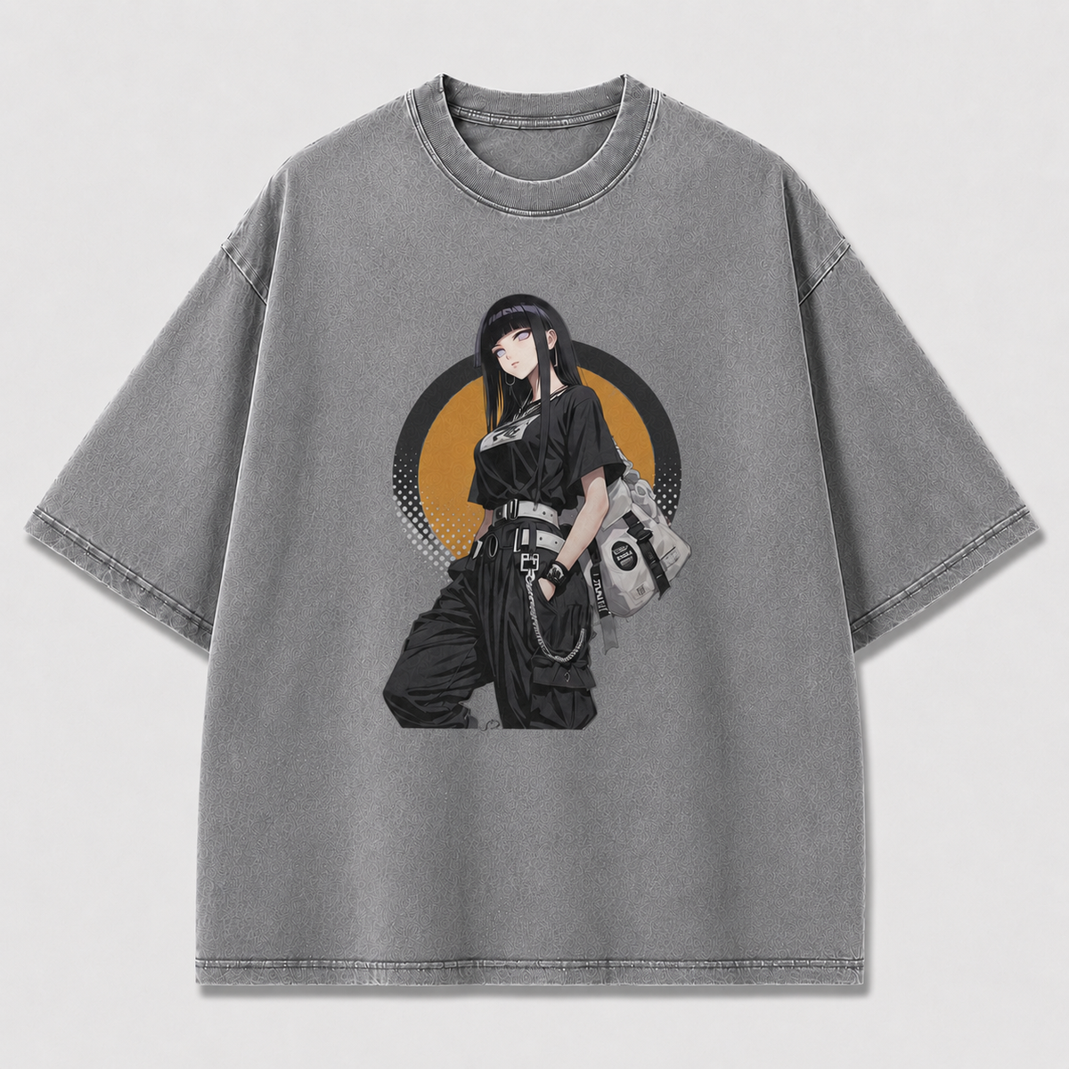 Oversized Graphic Print T-Shirt – Cargo Waifu Streetwear Tee