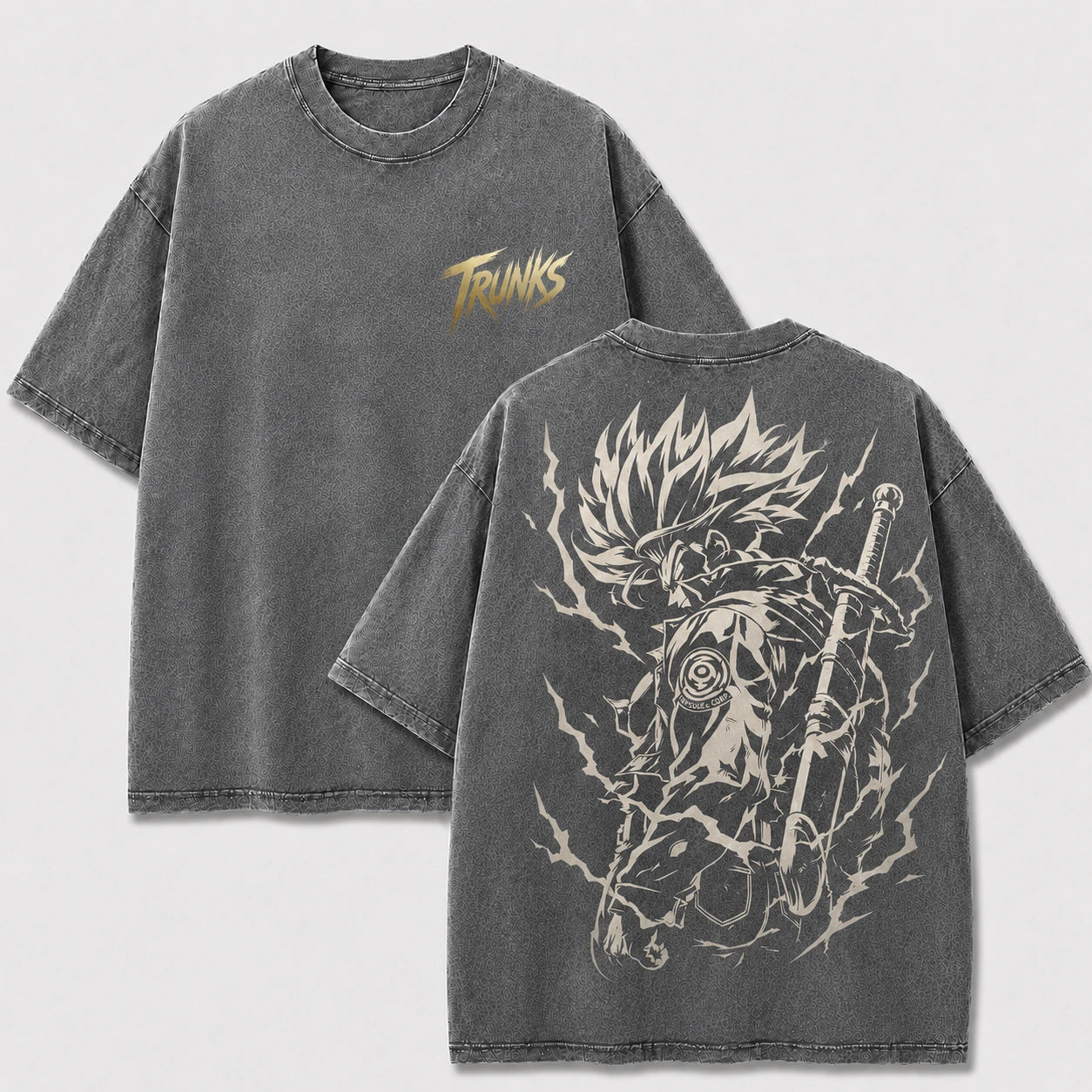 Future Sword Warrior Vintage Washed Graphic Tee