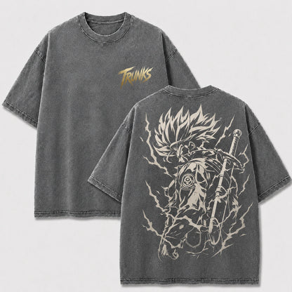 Future Sword Warrior Vintage Washed Graphic Tee