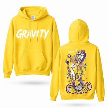 Oversized Streetwear Graphic Hoodie – Falling Fragments Sketch Print