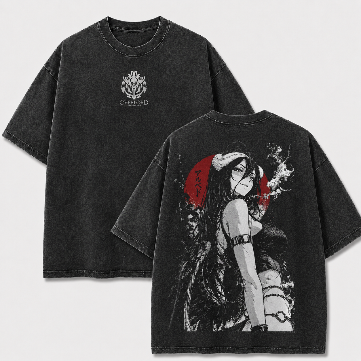 Dark Winged Guardian Vintage Washed Graphic Tee