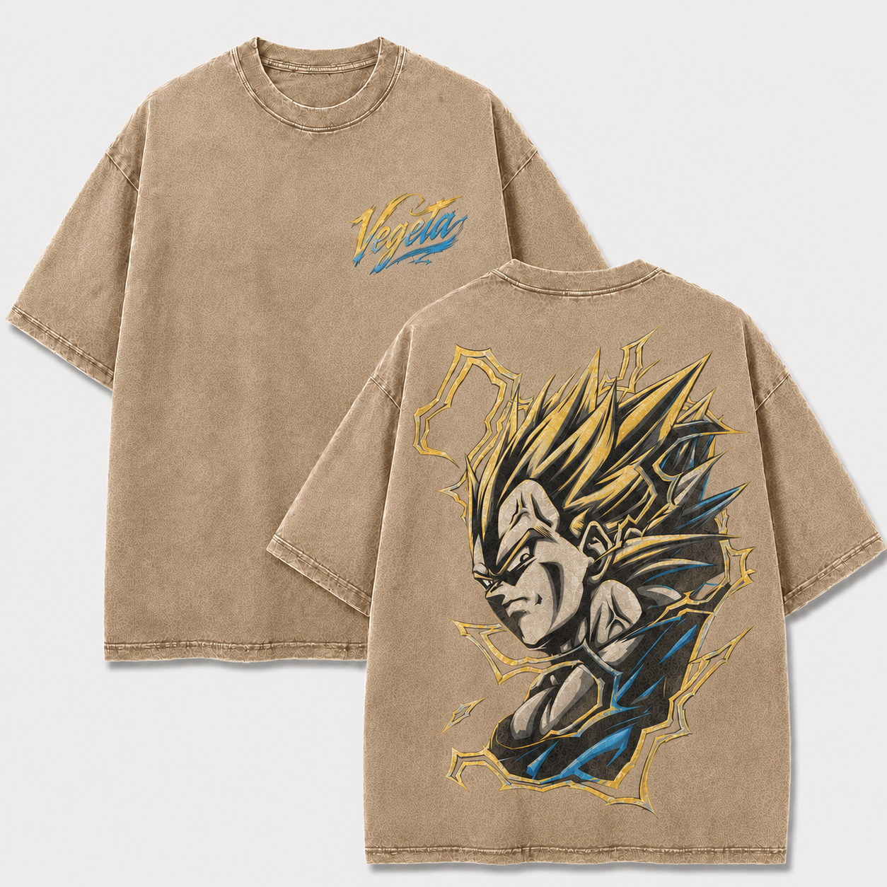 Golden-Haired Energy Prince Vintage Washed Graphic Tee