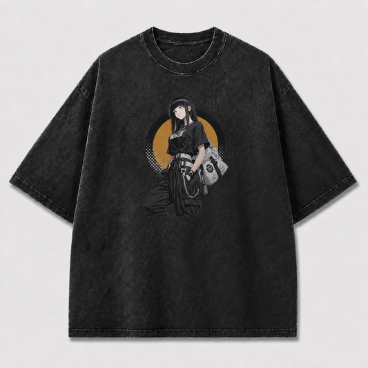 Oversized Graphic Print T-Shirt – Cargo Waifu Streetwear Tee