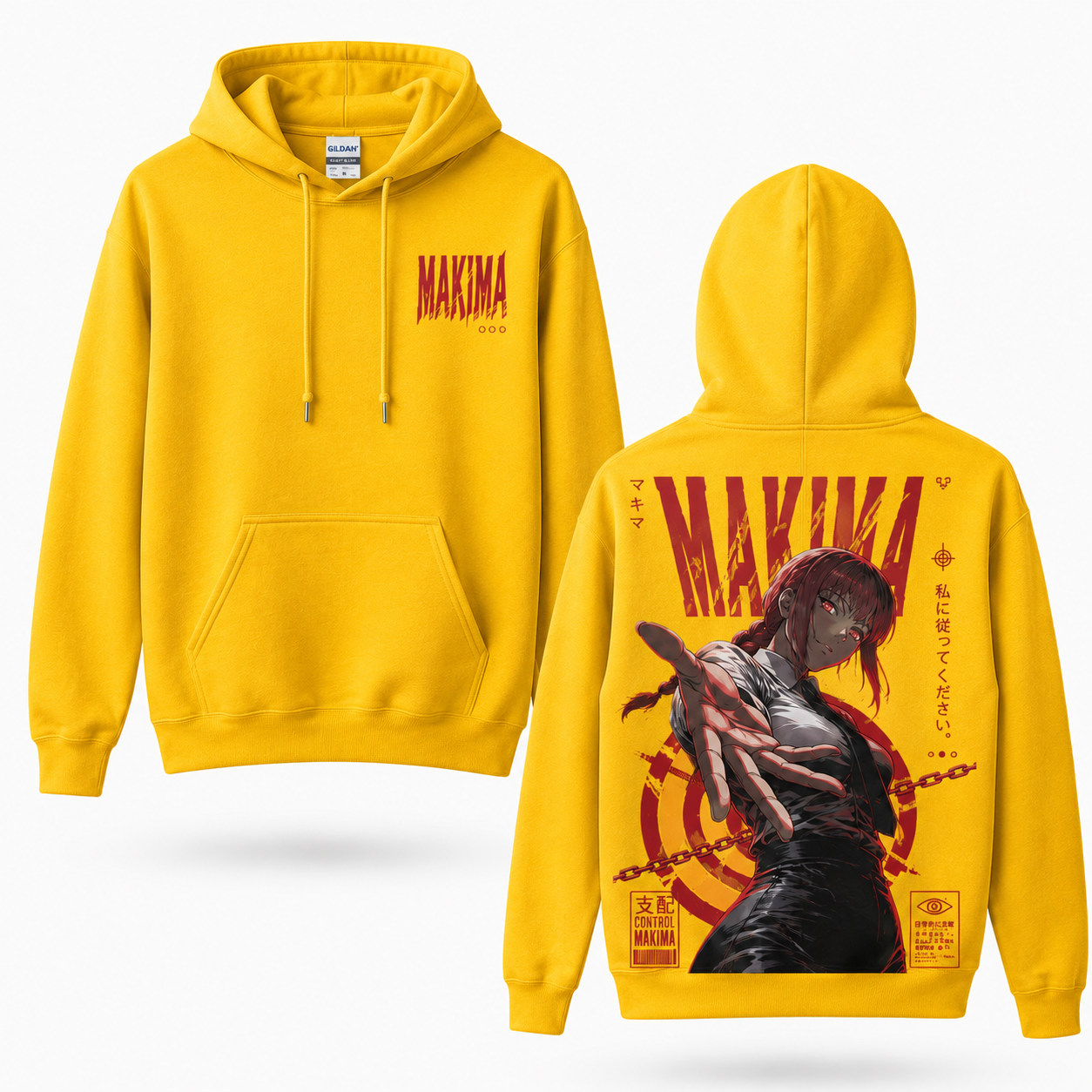 Graphic Print Pullover Hoodie – Streetwear Dark Fantasy Design