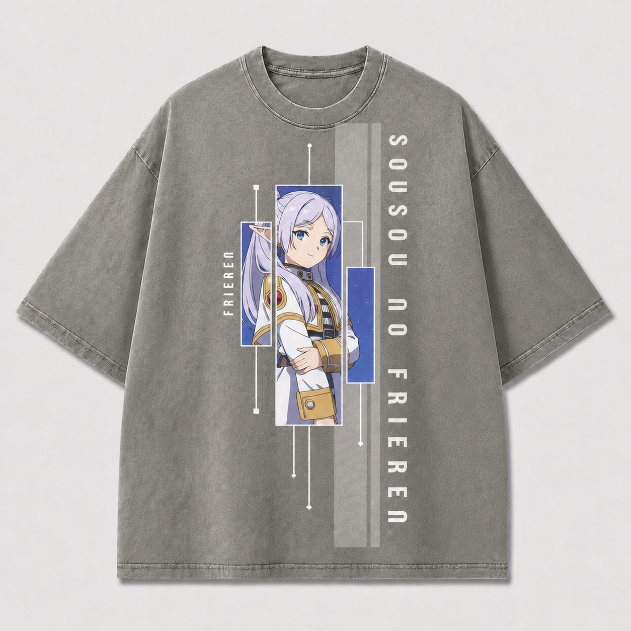 Minimal Fantasy Elf Portrait Tee