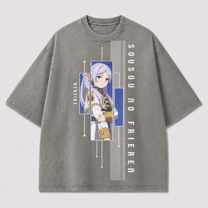 Minimal Fantasy Elf Portrait Tee