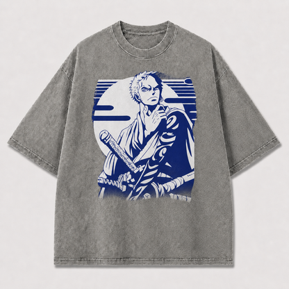 Blue Swordsman Graphic Tee