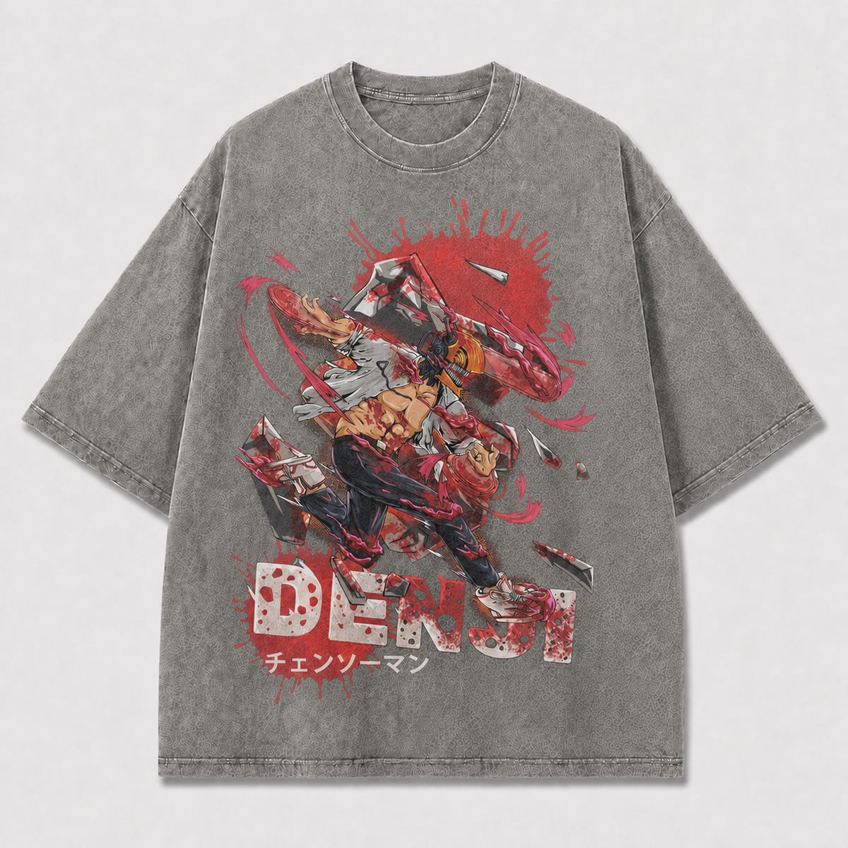 Dynamic and Action Graphic Featuring a Oversized Graphic Tee