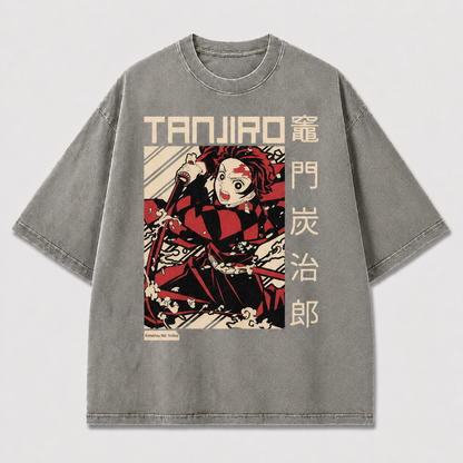 Bold and Action Graphic Featuring an Energetic Oversized Graphic Tee