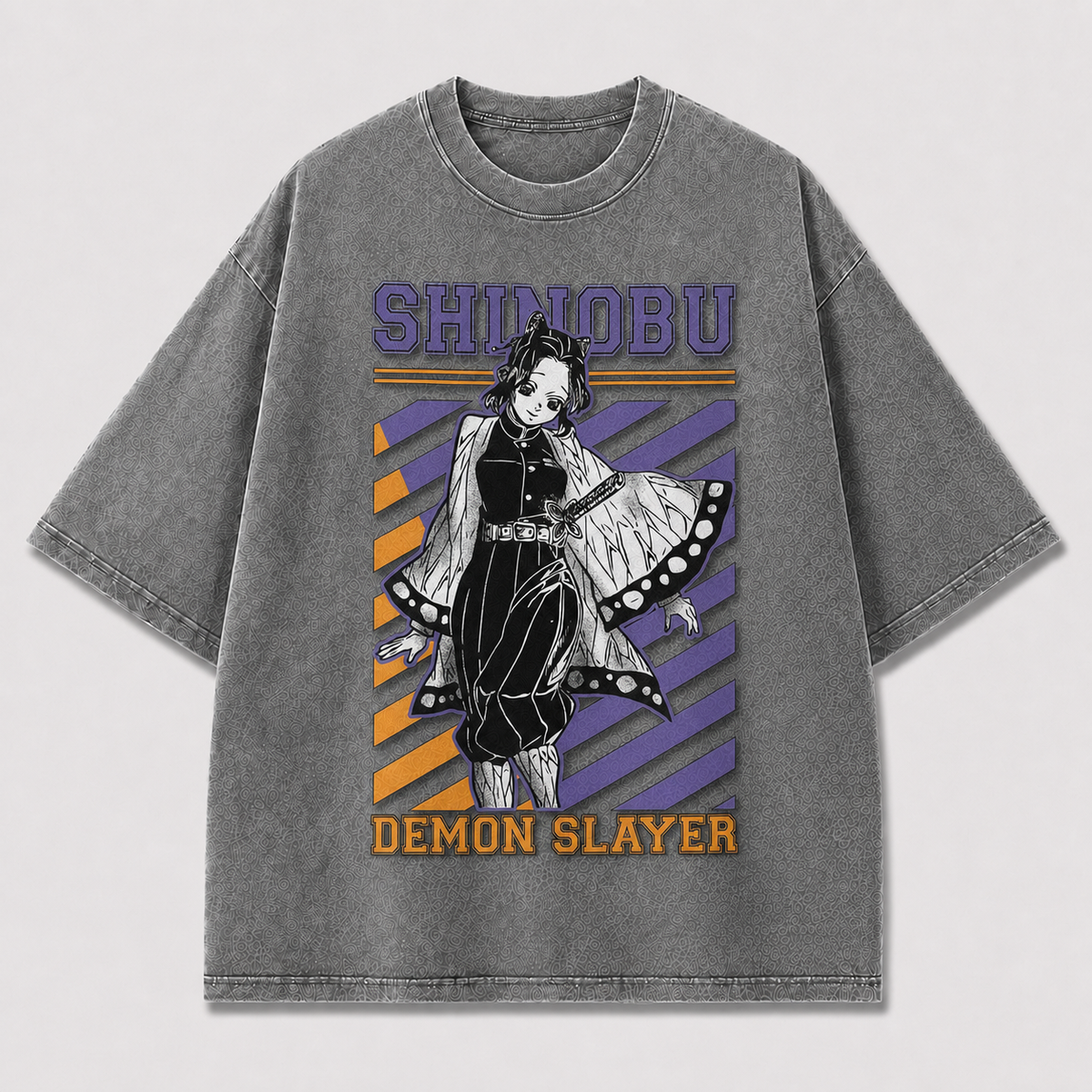 Purple Stripe Warrior Graphic Tee