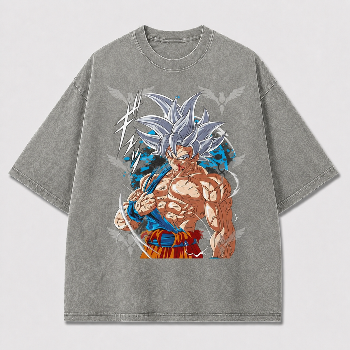 Silver Battle Warrior Graphic Tee
