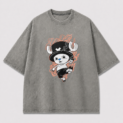 Flame Mascot Graphic Tee