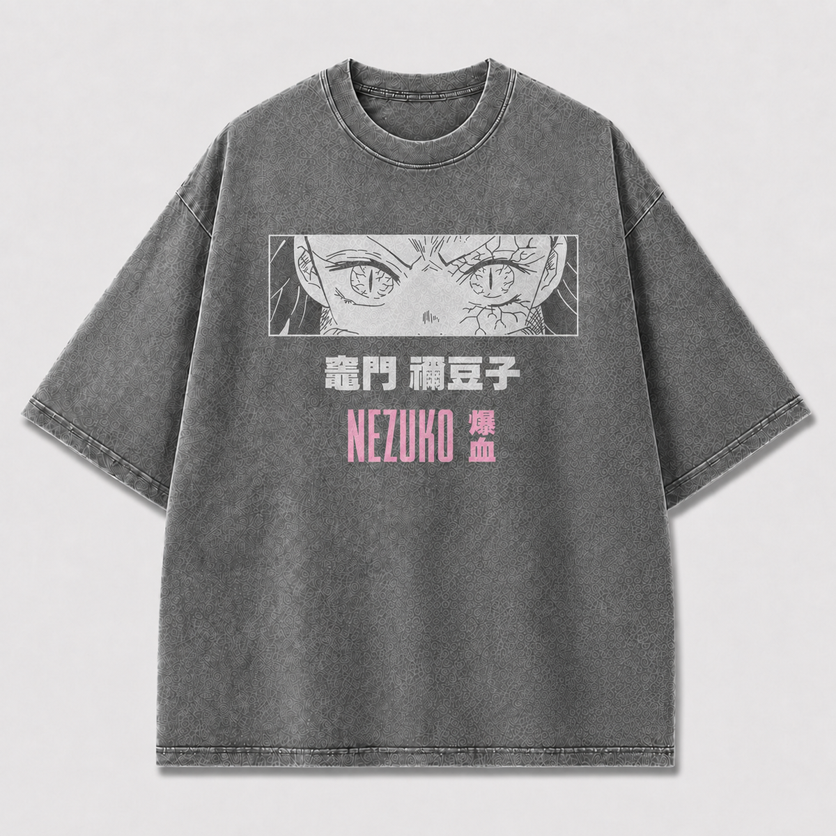 Pink Anime Eyes Graphic Tee