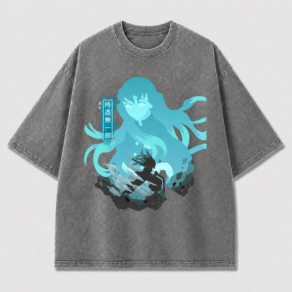Turquoise Spirit Silhouette Graphic Tee