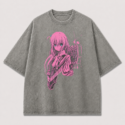 Pink Guitar Muse Graphic Tee
