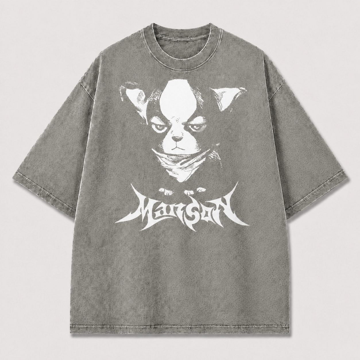 Monochrome Cat Graphic Tee