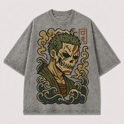 Retro Swordsman Illustration Tee