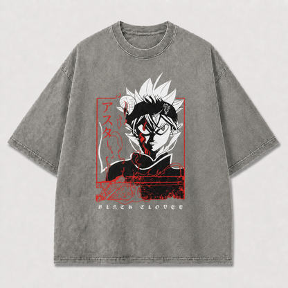 And Horned Headband Warrior Portrait Surrounded Oversized Graphic Tee