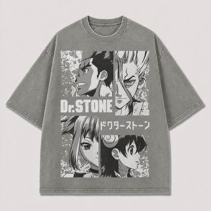 Science Adventure Manga Collage Tee