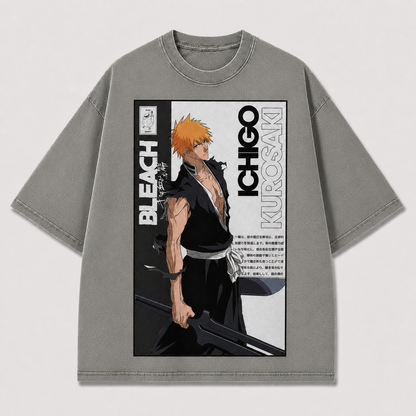 Monochrome Swordsman Poster Tee