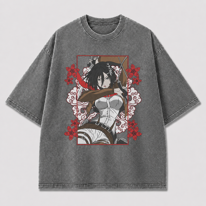 Red Blossom Warrior Graphic Tee