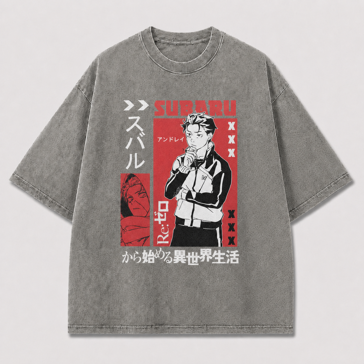 Red-and-black Academy Character Tee
