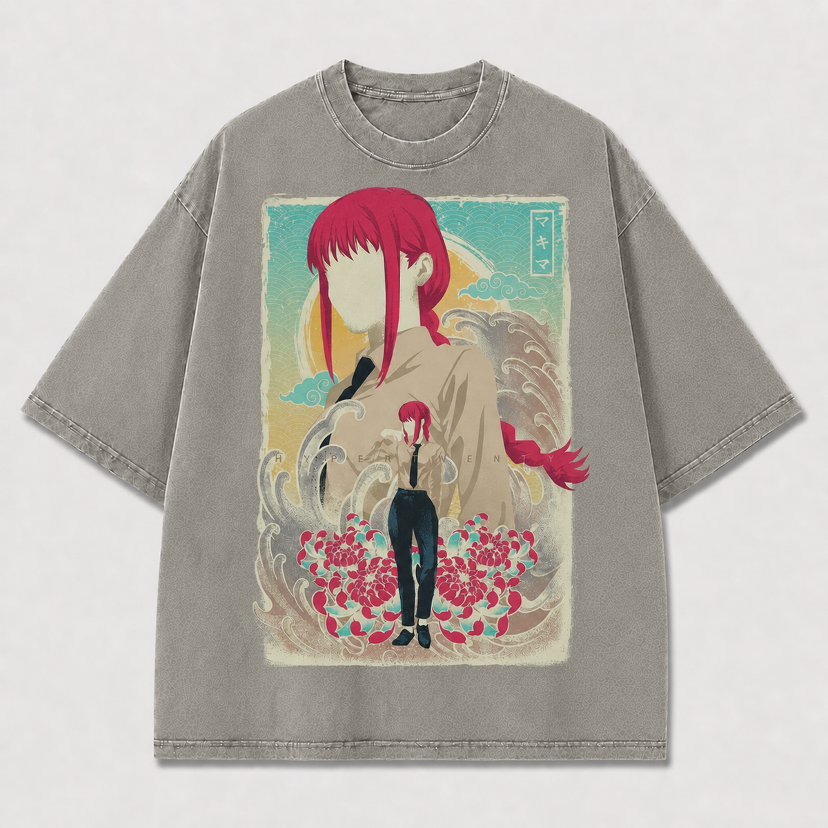 Minimal Red-haired Heroine Tee