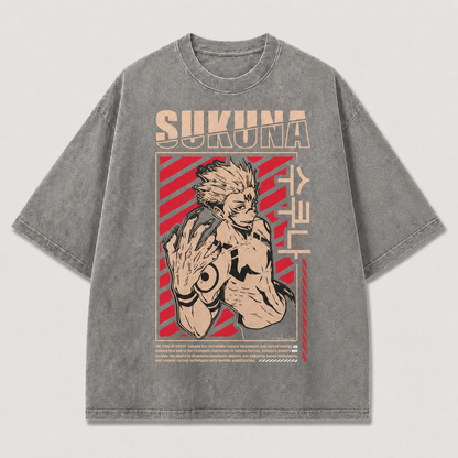 Tattooed Demon King Portrait Tee