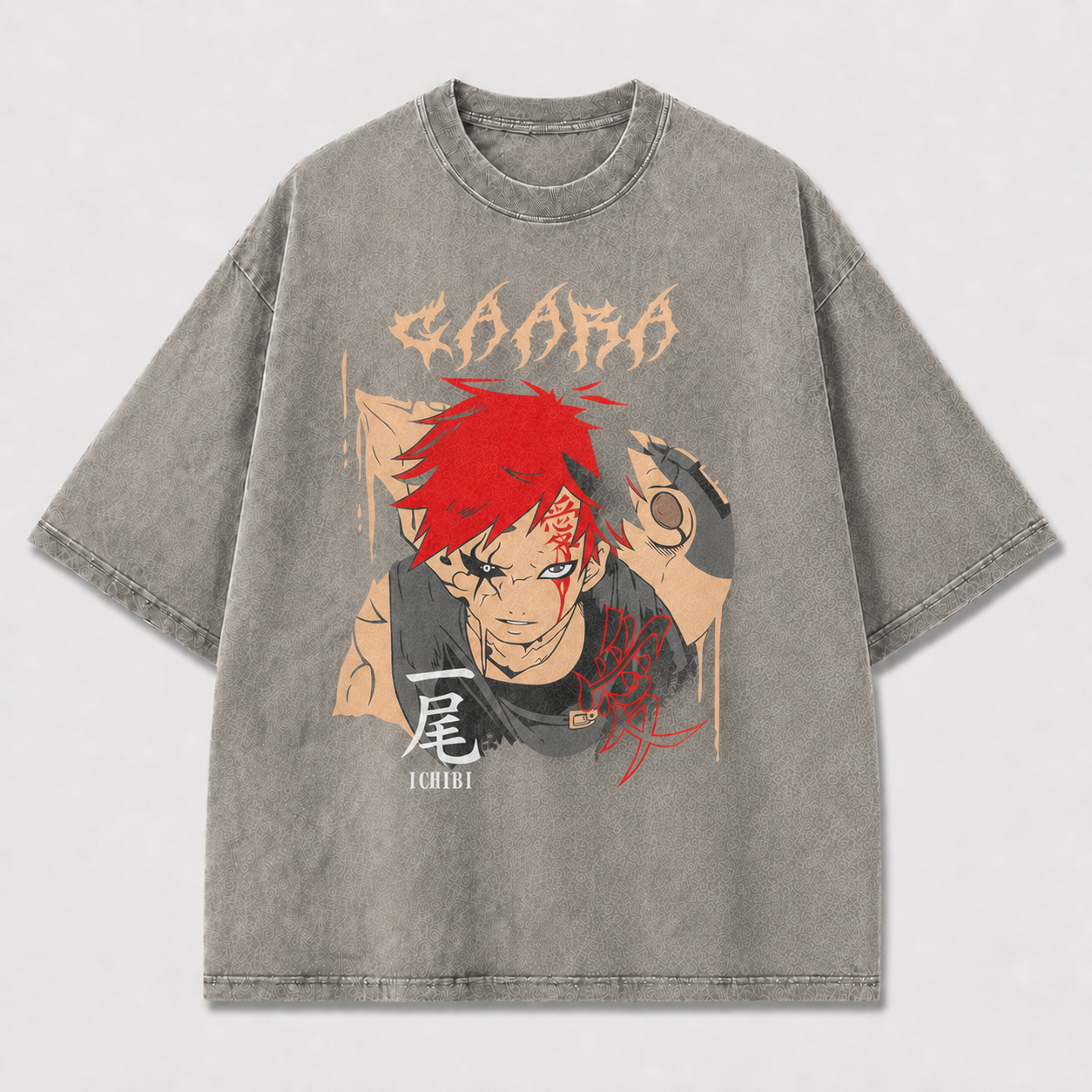 And Portrait of a Scarred Sand Warrior Oversized Graphic Tee