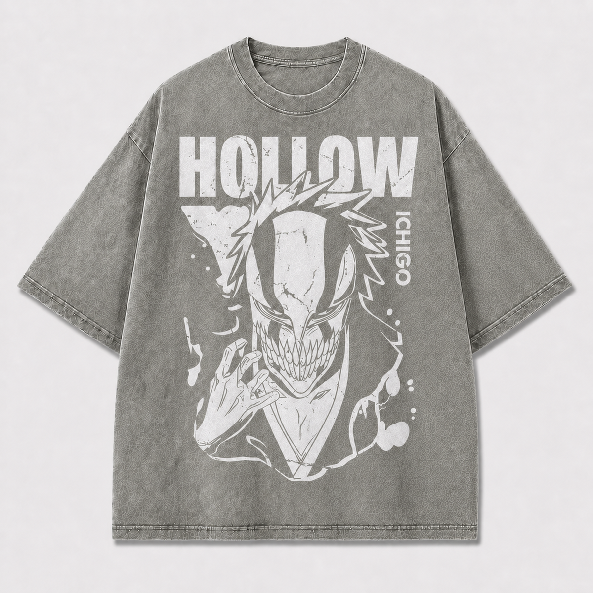 Hollow Mask Monochrome Graphic Tee