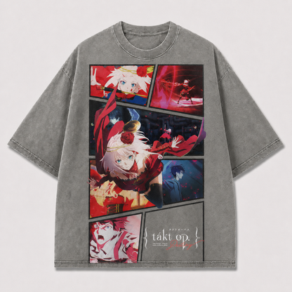 Cinematic Manga Panel Collage Tee