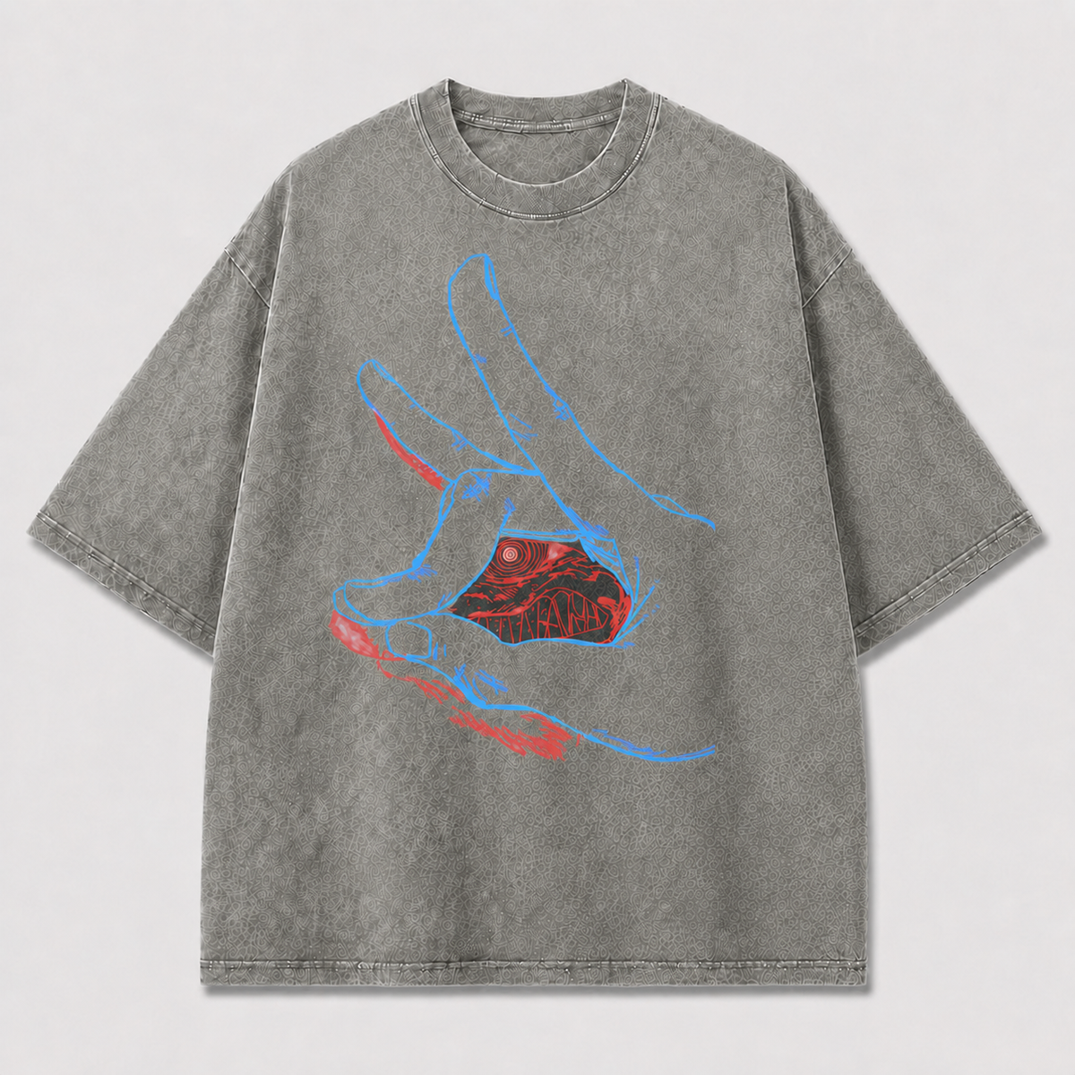 Neon Gesture Graphic Tee