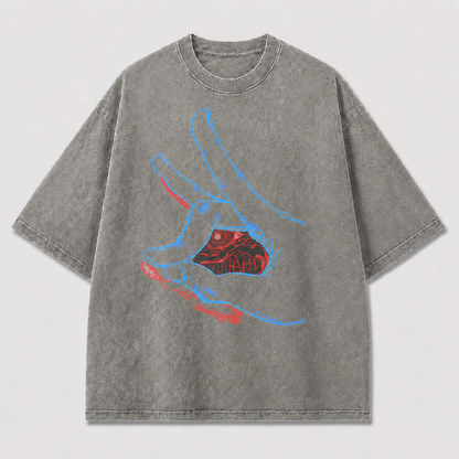 Neon Gesture Graphic Tee