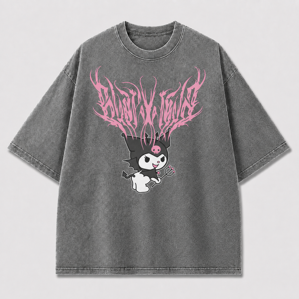 Pink Devil Streetwear Graphic Tee