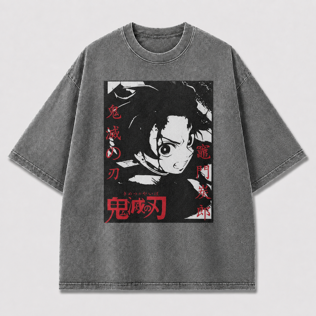 Crimson Anime Hero Graphic Tee