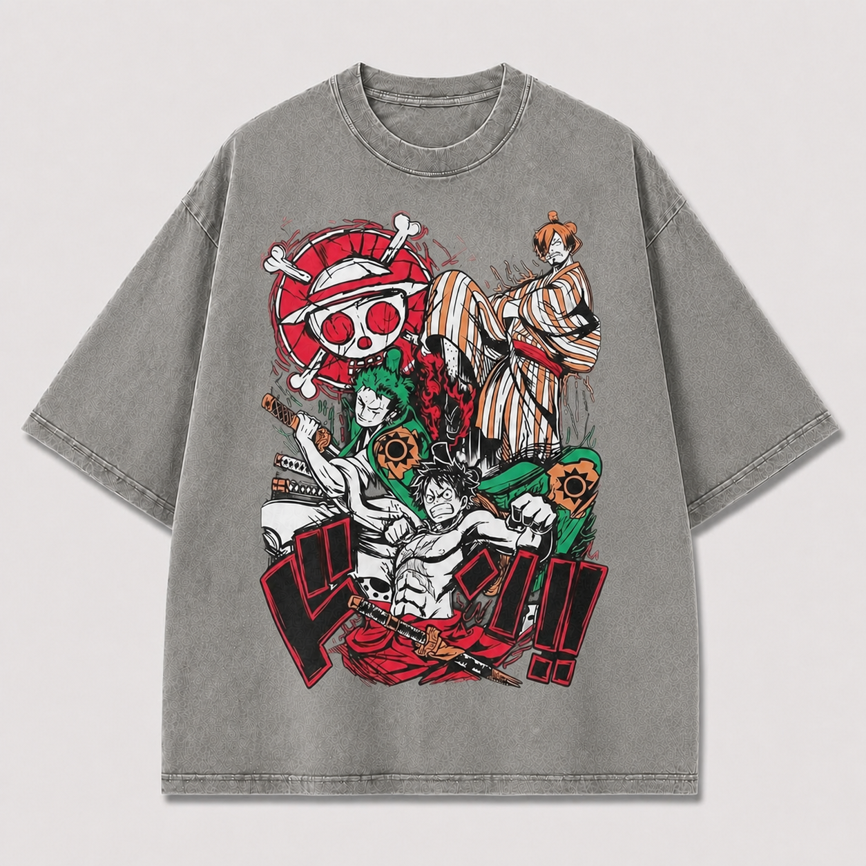 Colorful Pirate Crew Collage Tee