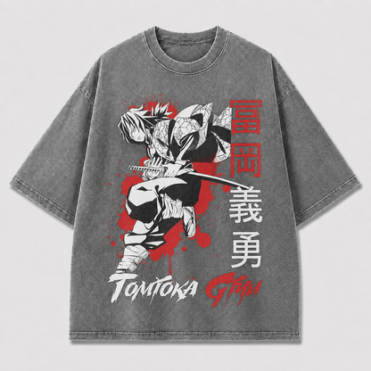 Red Samurai Warrior Graphic Tee
