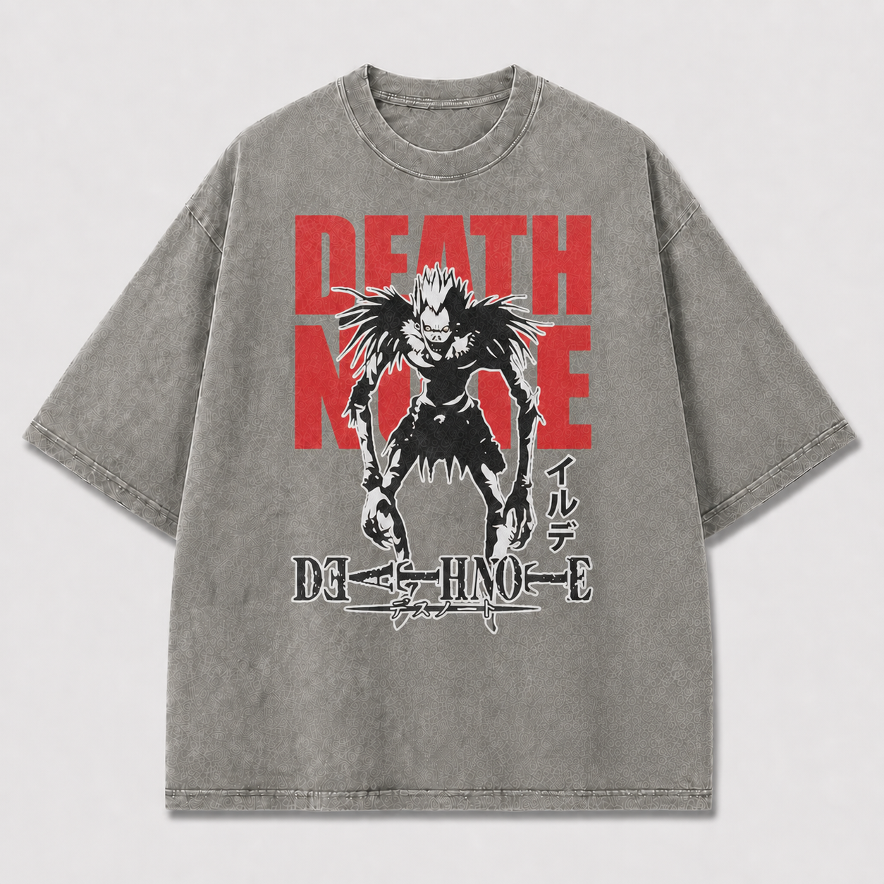 High-contrast and Graphic Featuring an Ominous Oversized Graphic Tee