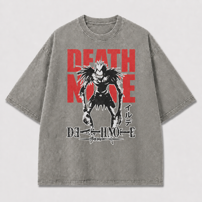 High-contrast and Graphic Featuring an Ominous Oversized Graphic Tee