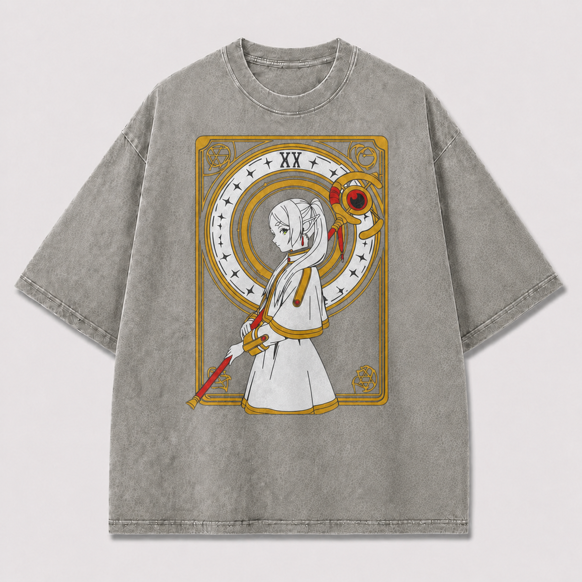 Fantasy Mage Clock Artwork Tee