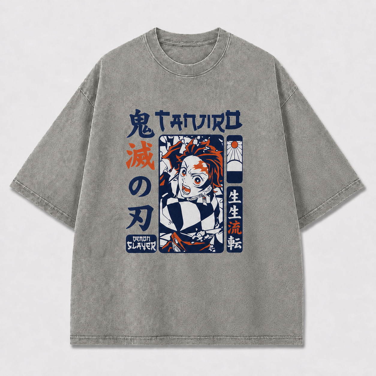 And Portrait of an Energetic Young Sword Oversized Graphic Tee