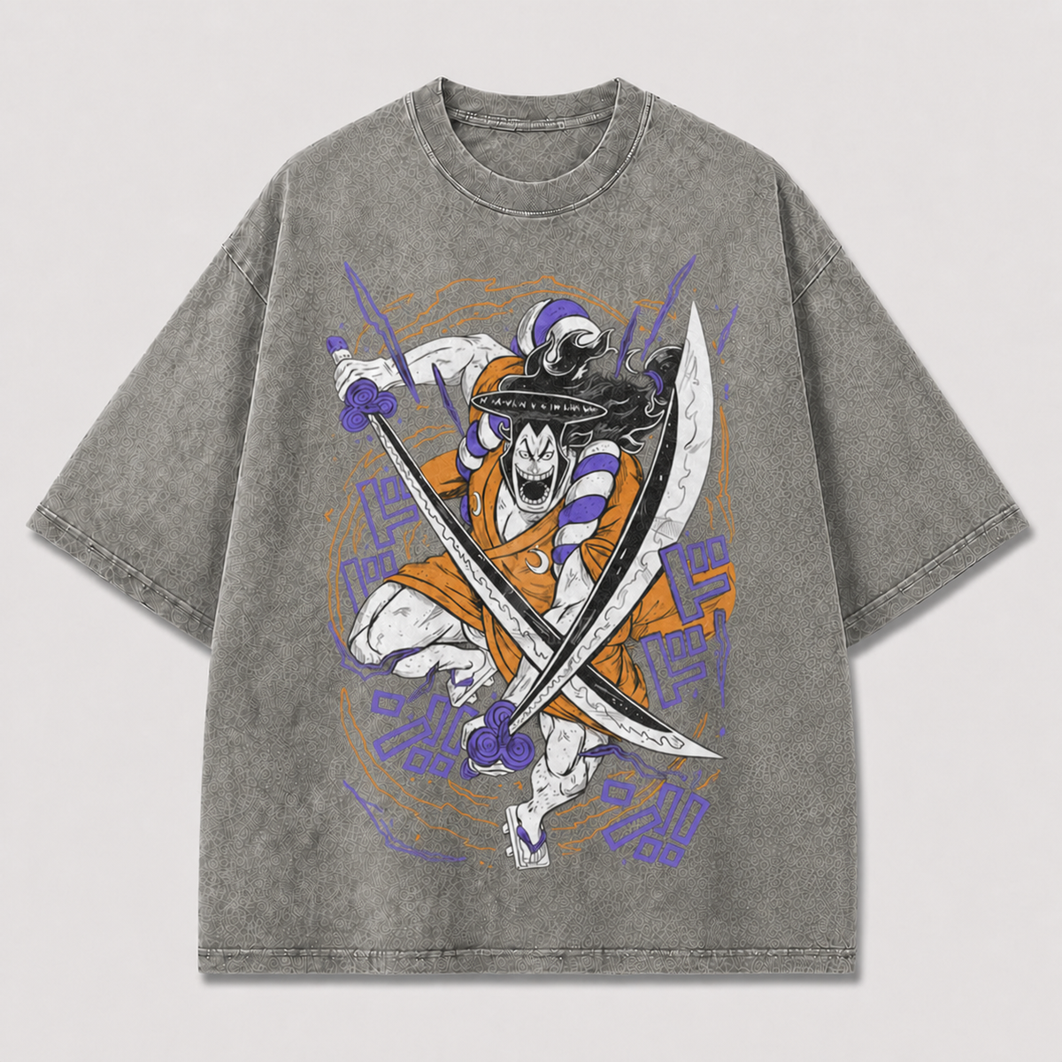 Stylized Skeletal Swordsman Tee