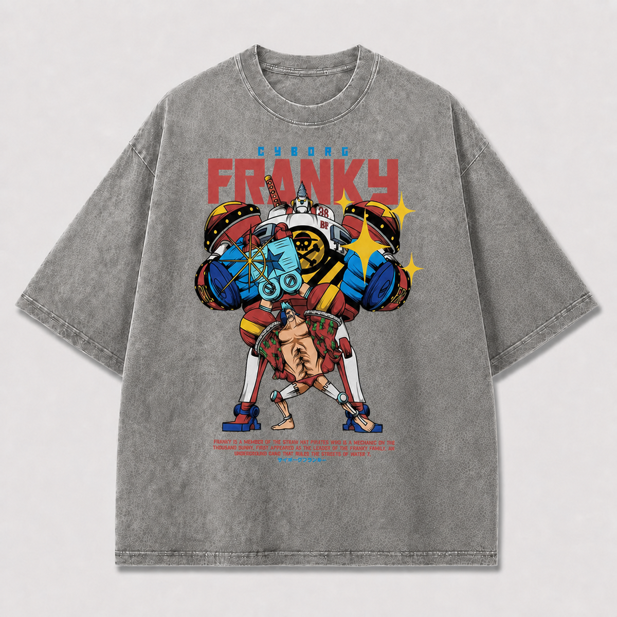 Colorful Cyborg Hero Tee