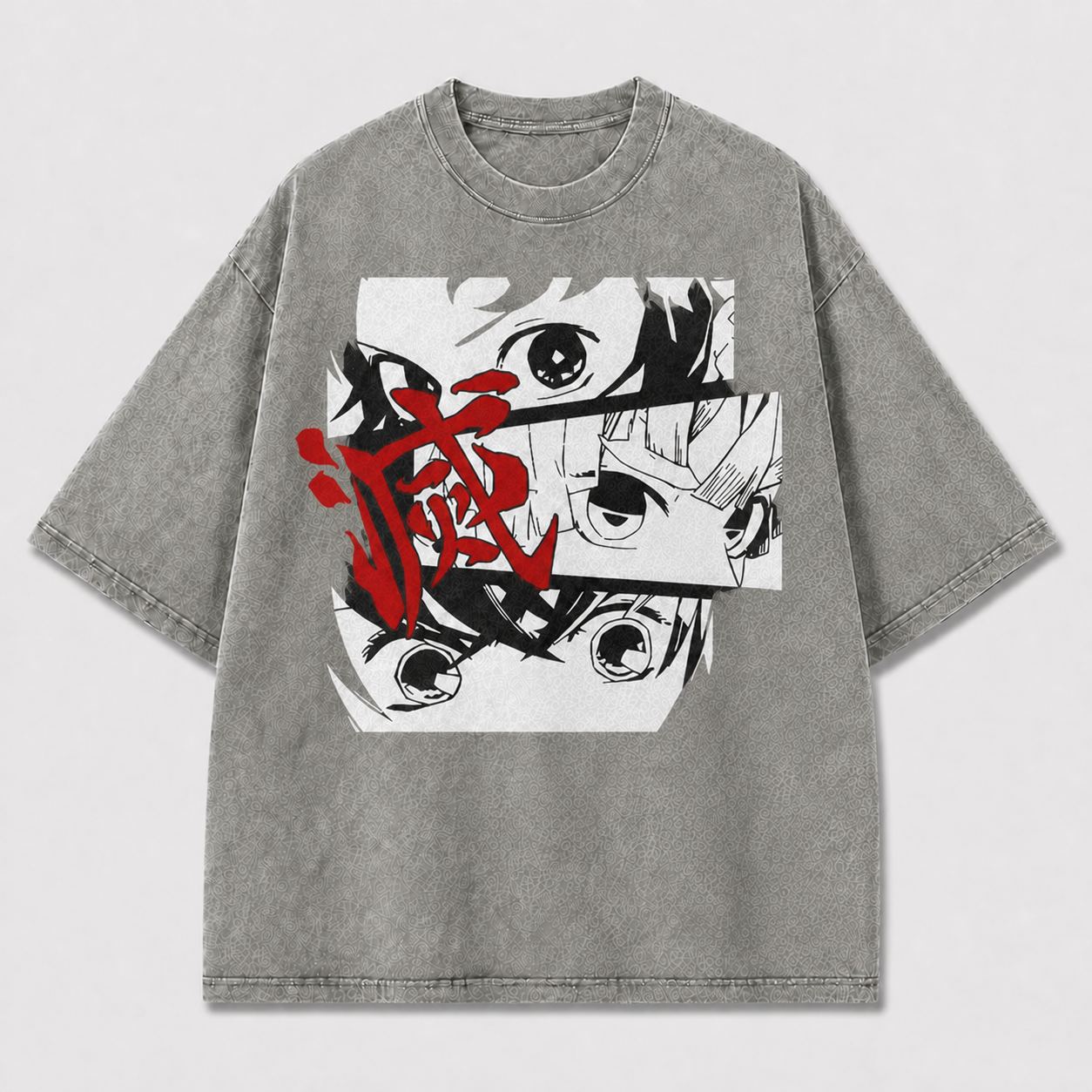 Crimson Eye Panels Graphic Tee