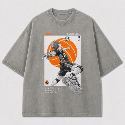 Rising Volleyball Ace Graphic Tee
