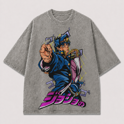 Bold Manga Hero Portrait Tee